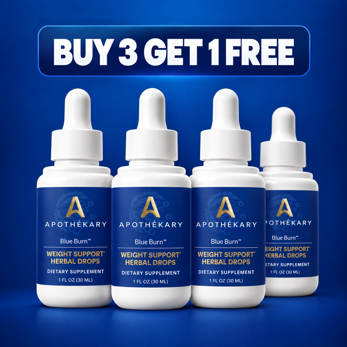 Apothekary Blue Burn