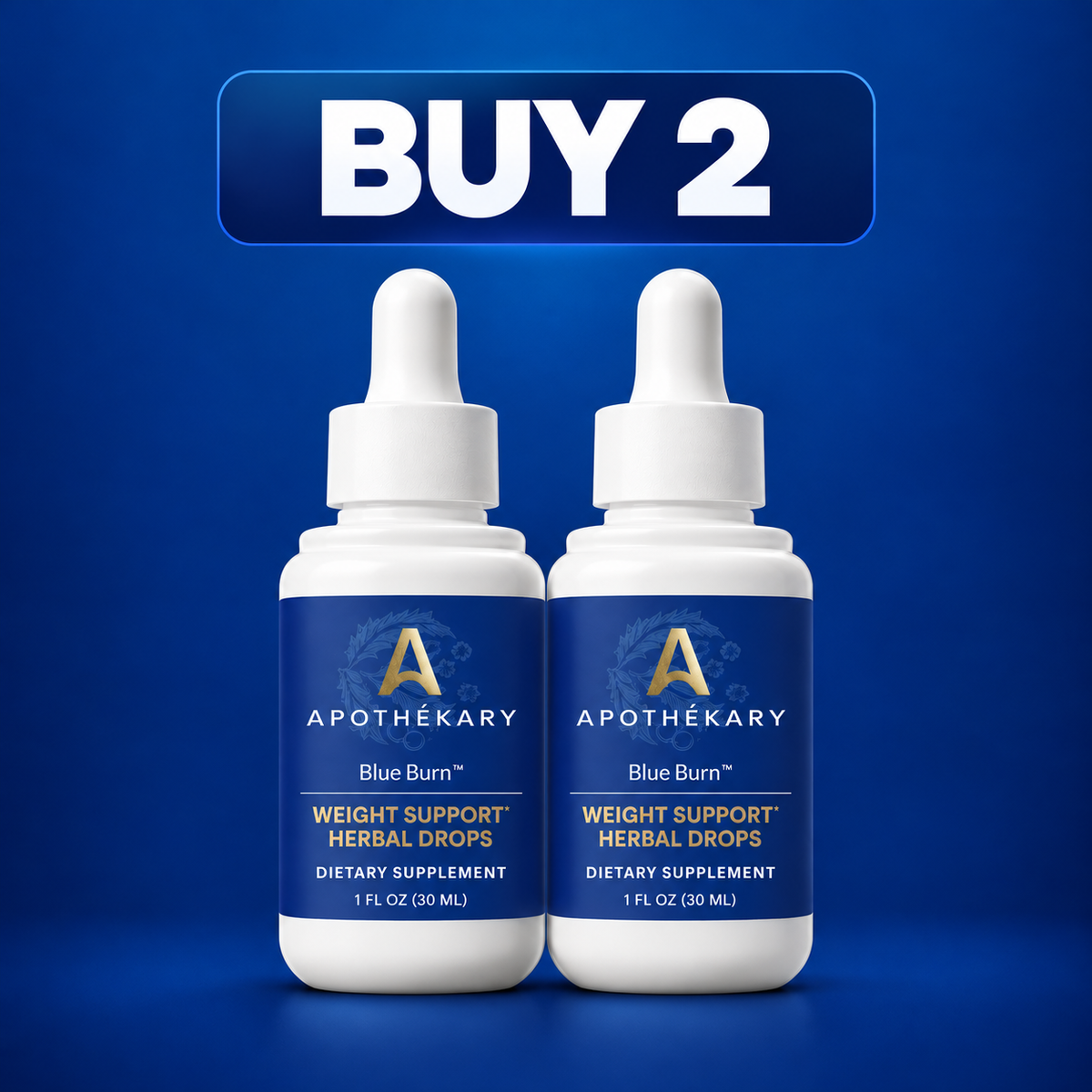 Apothekary Blue Burn